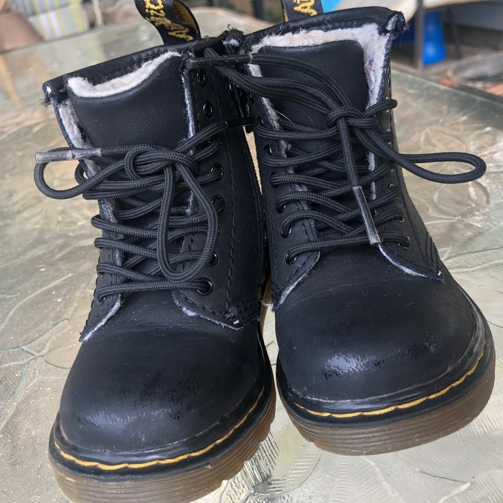 Toddler size 7 Dr. Marten Boots